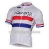 Set Fietsshirt + Korte Koersbroek 2017 Aqua Blue Sport Brits kampioenschap